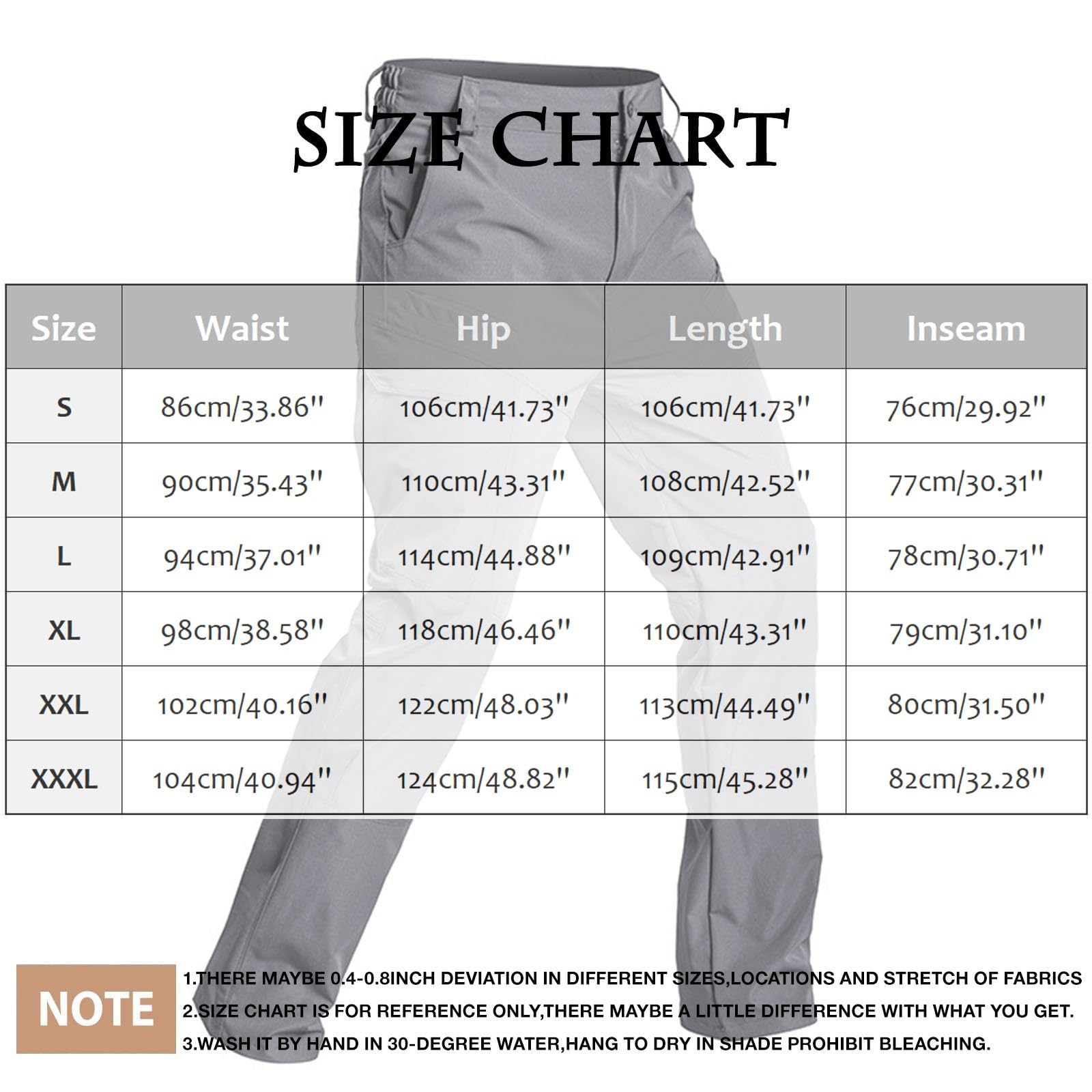 Pantalones de trabajo para hombre, pantalones de senderismo resistentes con