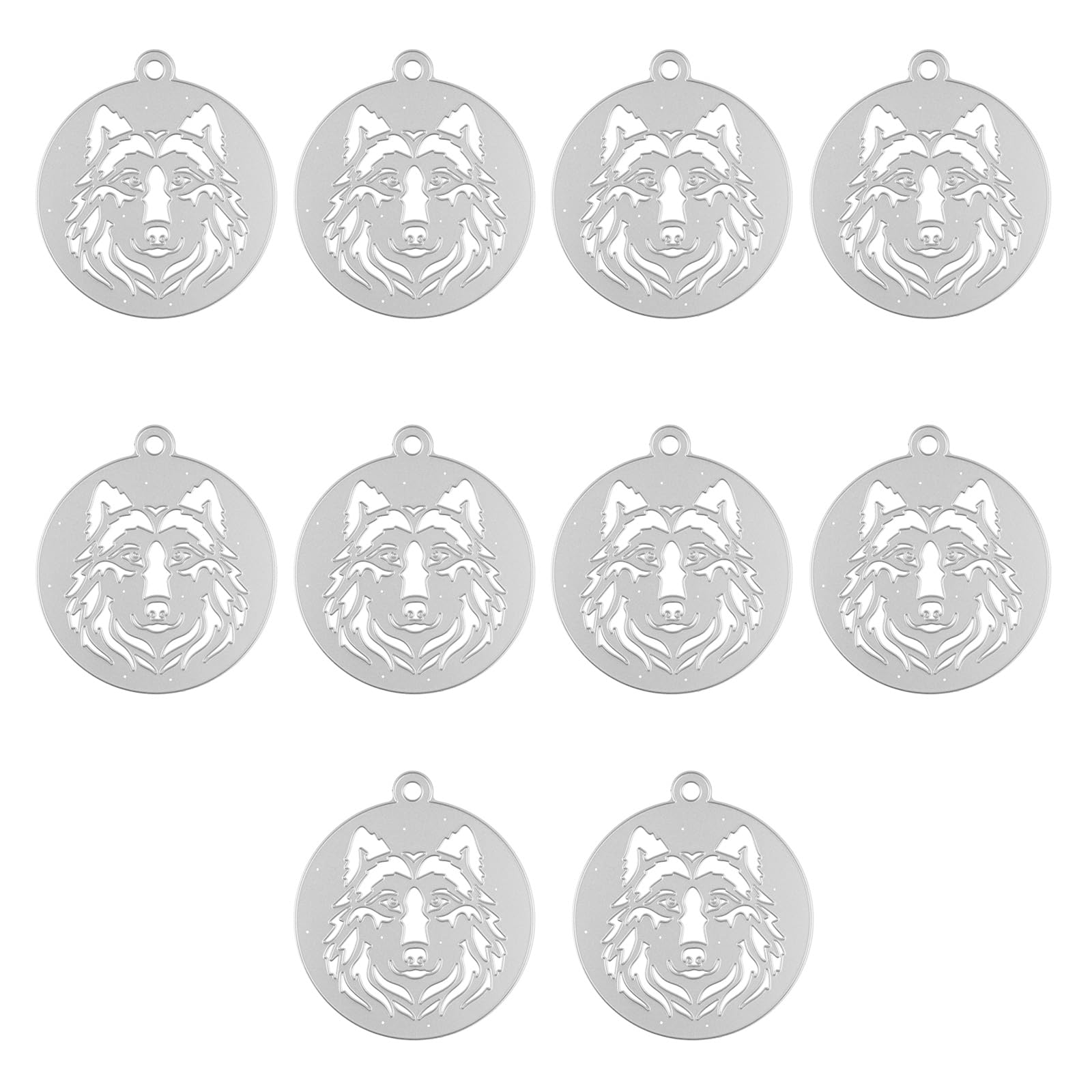 10 plantillas de corte de acero al carbono para hacer tarjetas, álbumes de recortes, álbumes de fotos, manualidades