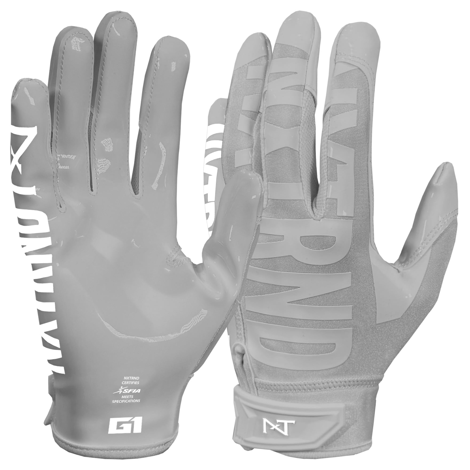 Nxtrnd G1 Pro Men's Football Gloves, Adult Sticky Receiver Gloves