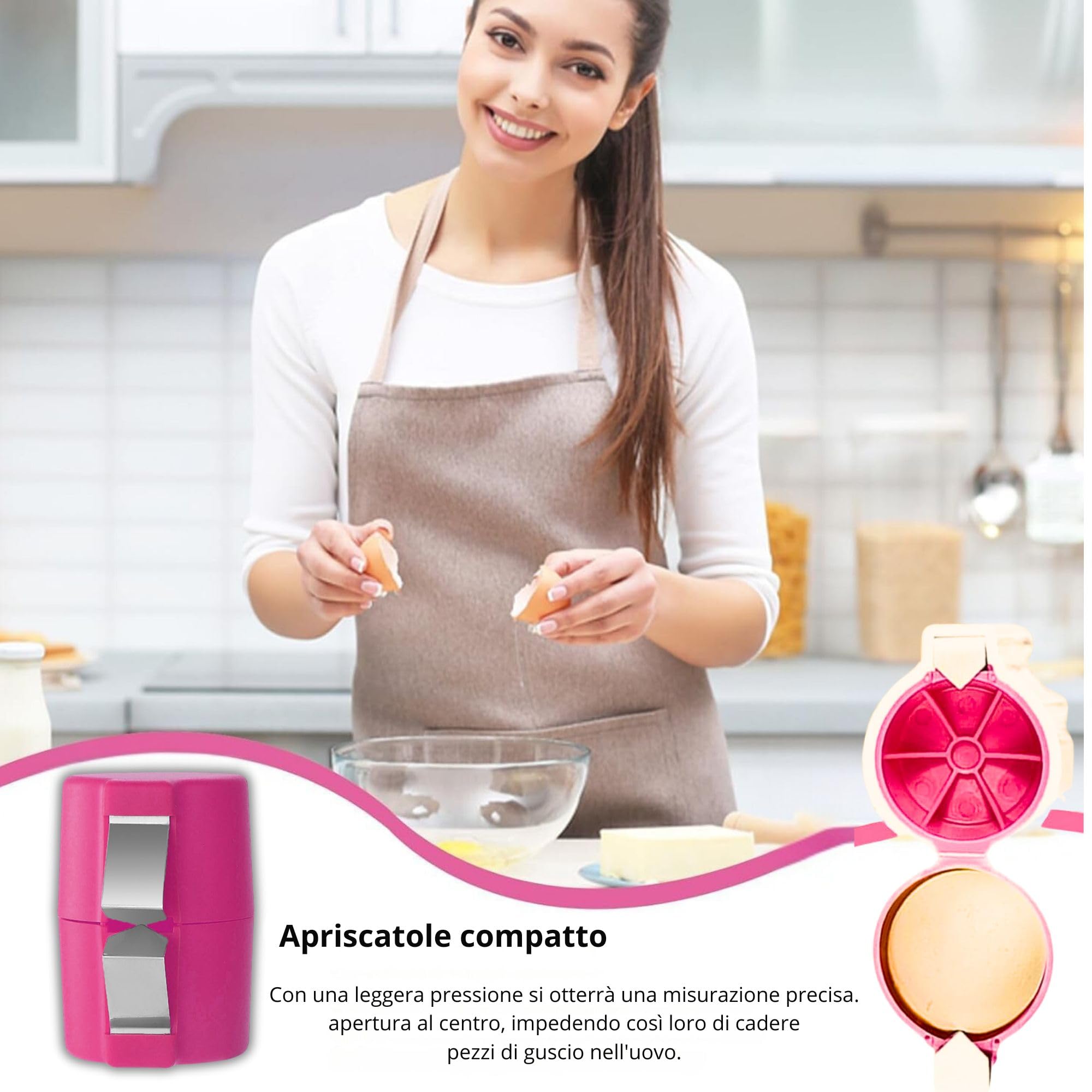 Sbucciatore E Apri Uova In Acciaio Inox: Pulito, Veloce E Senza Guscio!