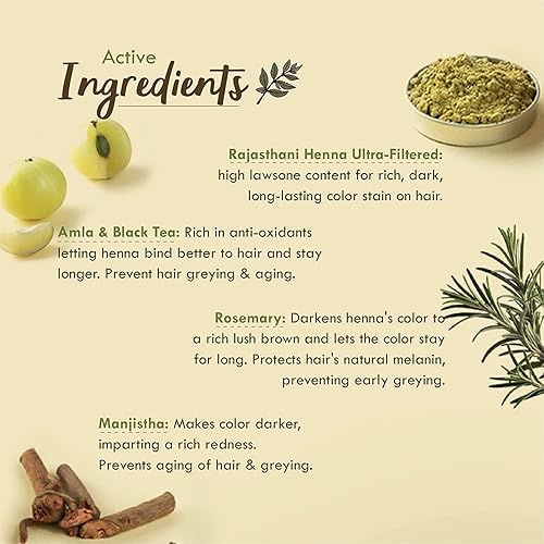 Miniatura 3 de Nat Habit Back To Natural Secrets Everyday Pasta de henna lista para aplicar, 100% natural, empapada en té negro y hierbas, 7.76 oz (paquete de 2) -