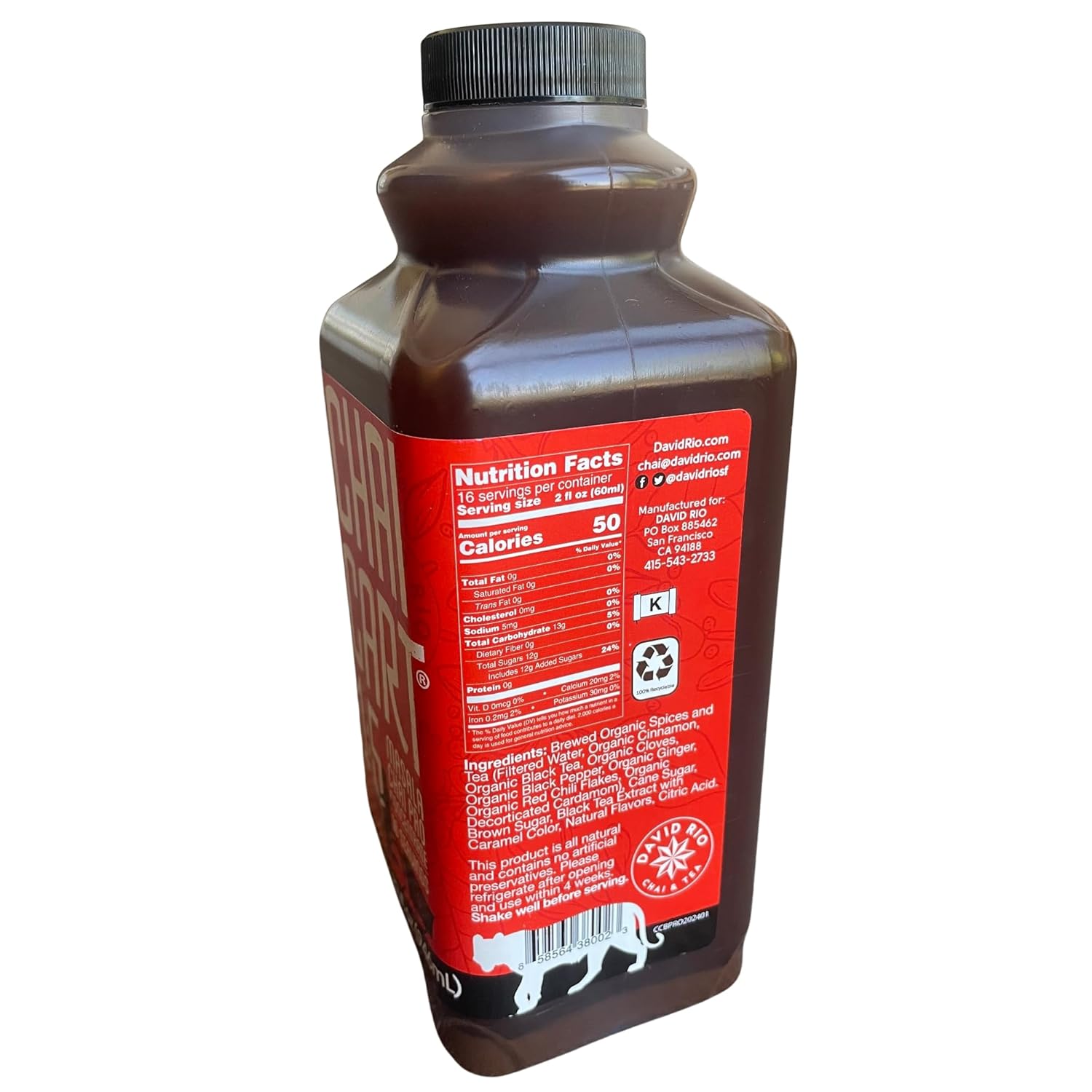 David Rio Cub Chai Super Concentrate 5:1