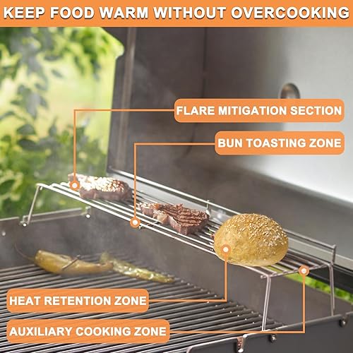 Miniatura 4 de Piezas de repuesto para estante de calentamiento Weber Genesis 300 SER, Weber Genesis E310, E320, E330, S310, S320, S330, EP-330, ESP-310, ESP-320,