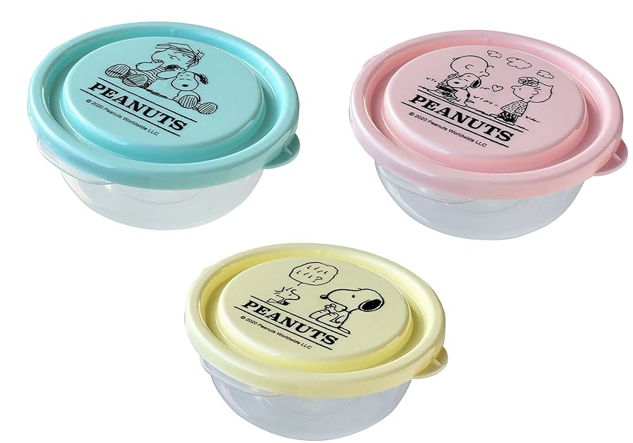 Amazon｜ティ ワールド(T-world) SNOOPY フードコンテナ 3P