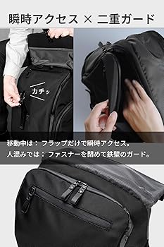 Amazon.co.jp: [zepirion] フラップ リュック メンズ ビジネスリュック