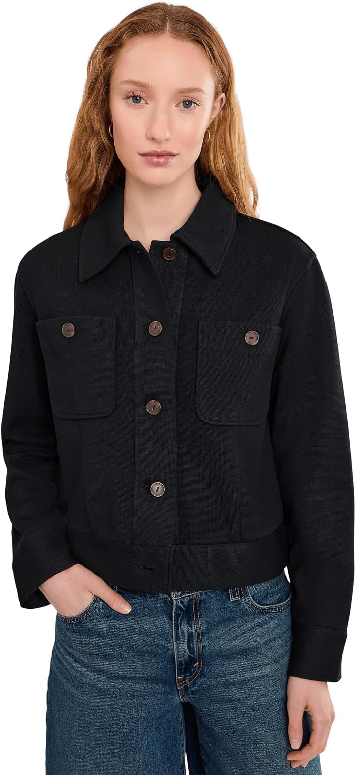 Женские Vince Ponte Knit Jacket