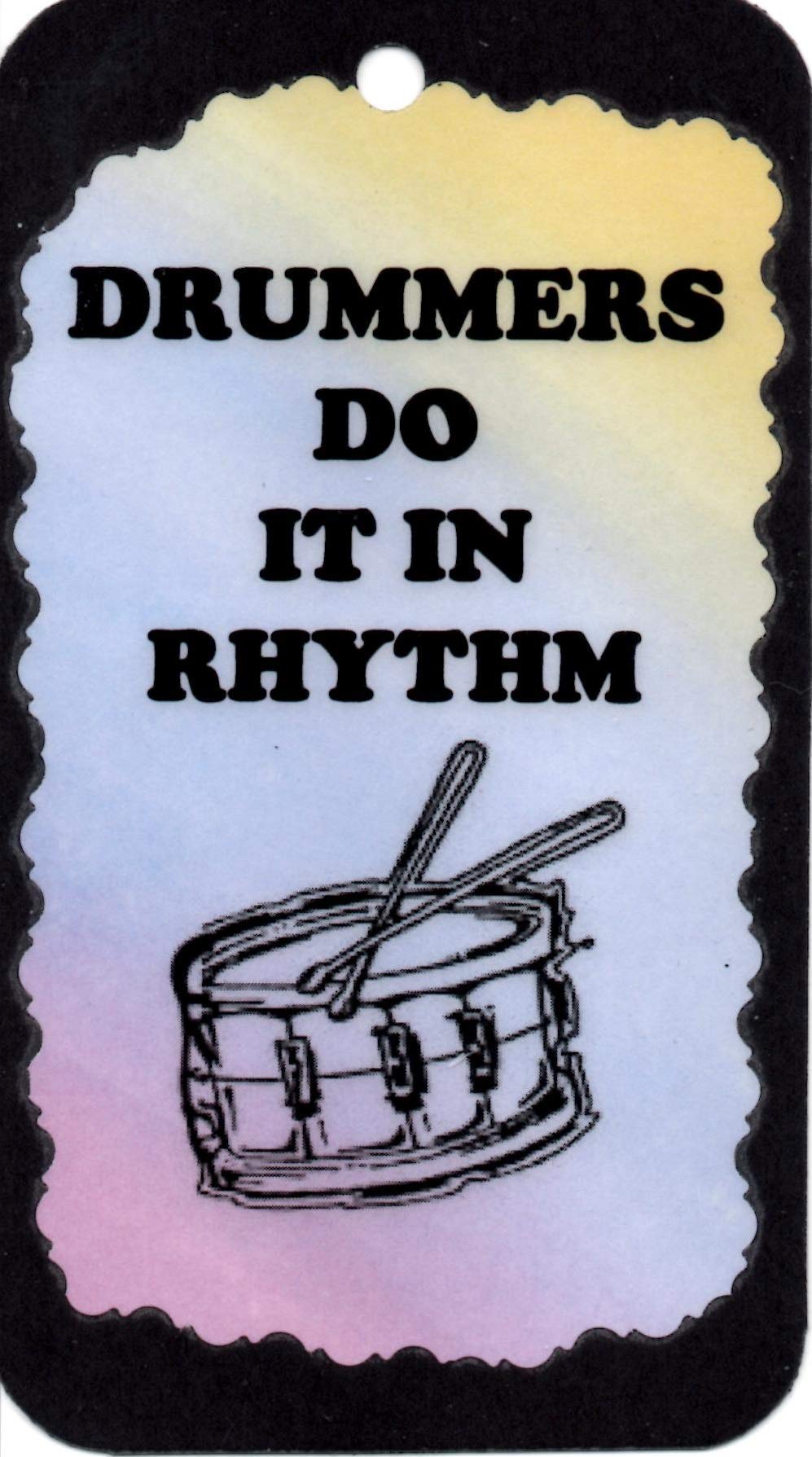 Ron's Hang Ups Drummers Do It in Rhythm Music Themed Signs Sayings Plaques Gifts Musician