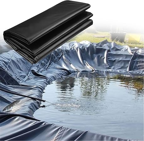 Image QQXY 8 Mil Pond Liner, Durable HDEP Pond Skins,Black Waterfall Backyard Koi Pond Liner,for Koi Ponds, Waterfall, Stream, Fountains, and Water Gardens of Many Shapes (Size : 3x4m/118.1x157.5in) Image QQXY 8 Mil Pond Liner, Durable HDEP Pond Skins,Black Waterfall Backyard Koi Pond Liner,for Koi Ponds, Waterfall, Stream, Fountains, and Water Gardens of Many Shapes (Size : 3x4m/118.1x157.5in)