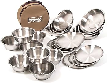 Amazon.co.jp: MAGNA(マグナ) ステンレス食器セット キャンプ