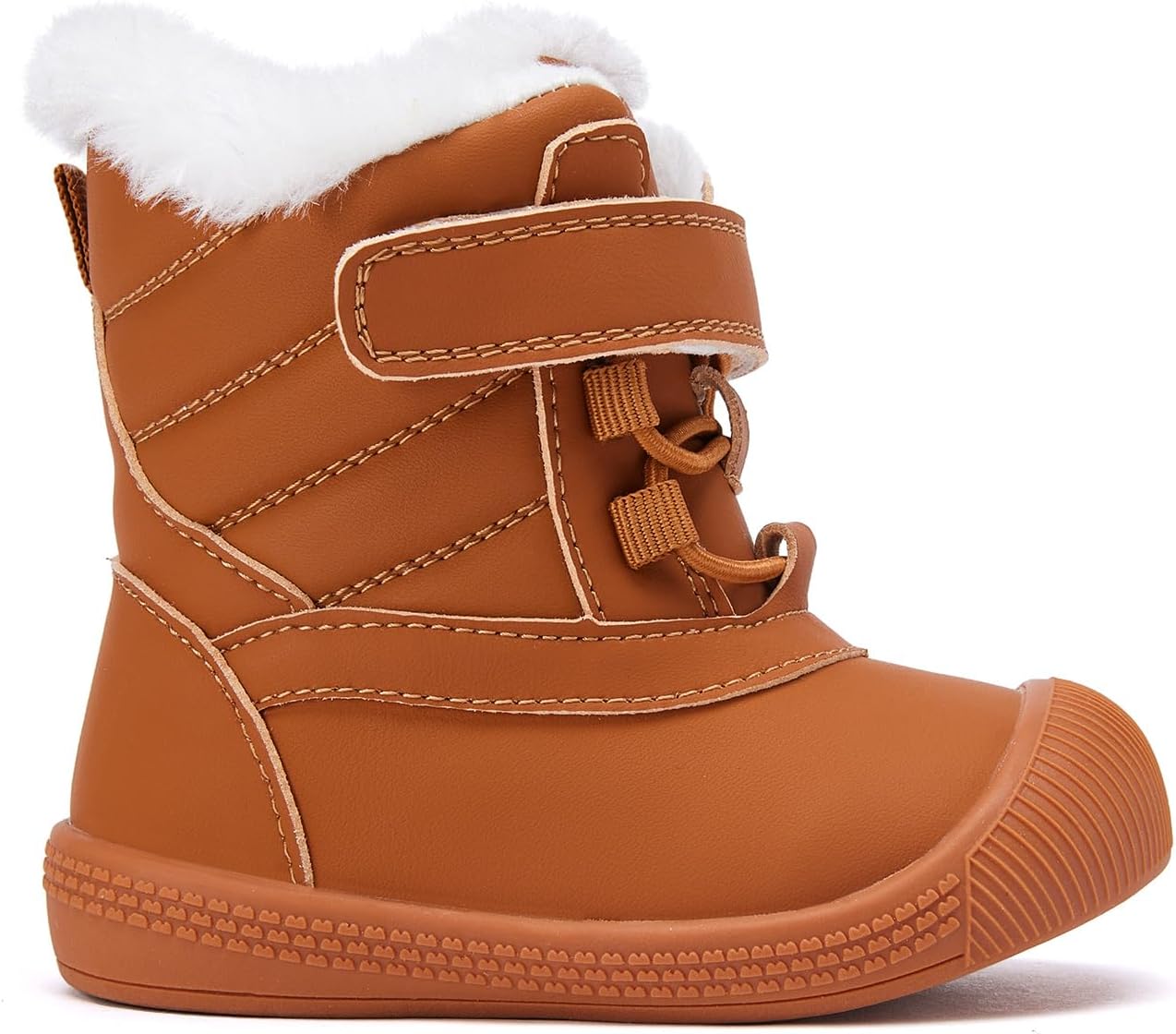 BMCiTYBM Baby Snow Boots Toddler Boy Girl Waterproof Winter Warm Booties Nonslip Lightweight Outdoor Shoes for First Walkers (Infant/Toddler)