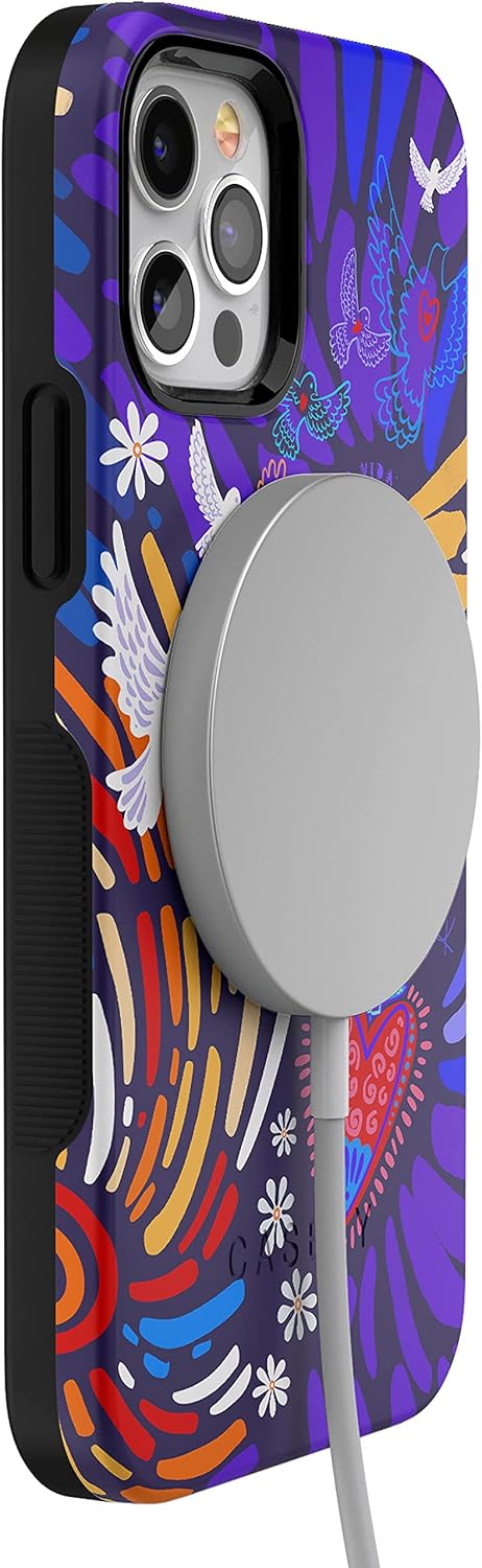 Casely iPhone 12 Pro Max Case | Viva La Vida | Frida Kahlo Collage | Bold Protective Design | MagSafe Compatible Design