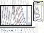 Randall Rustique style ferme semi-sheer Ticking Rideau de lumière Filtration de luxe doux de lin Grommet mélange de fils teints de fenêtre lourd drape pour salon / chambre à coucher / infirmière,2-Pack 38" Wx84 L, bleu
