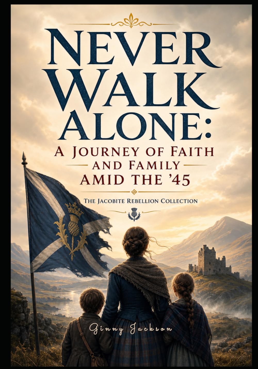 Never Walk Alone: A Journey of Faith and Family Amid the '45- Large Print: The Jacobite Rebellion Collection (Large Print Book Collection- The Jacobite Rebellion & The Rebel Dames)