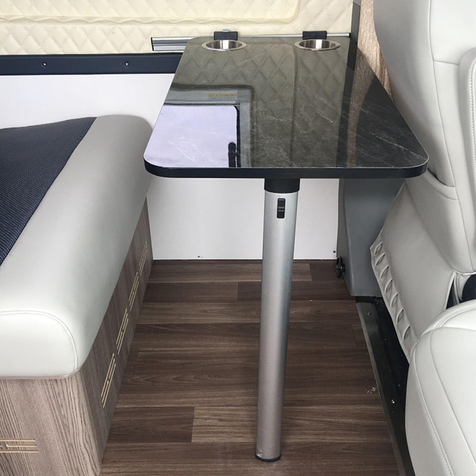 Składana Noga Stołu do Kampera, Zdejmowana Noga Stołu Kampera ze Wzmocnioną Klamrą, Materiał Aluminiowy do Jadalni w Kamperze Lodzi