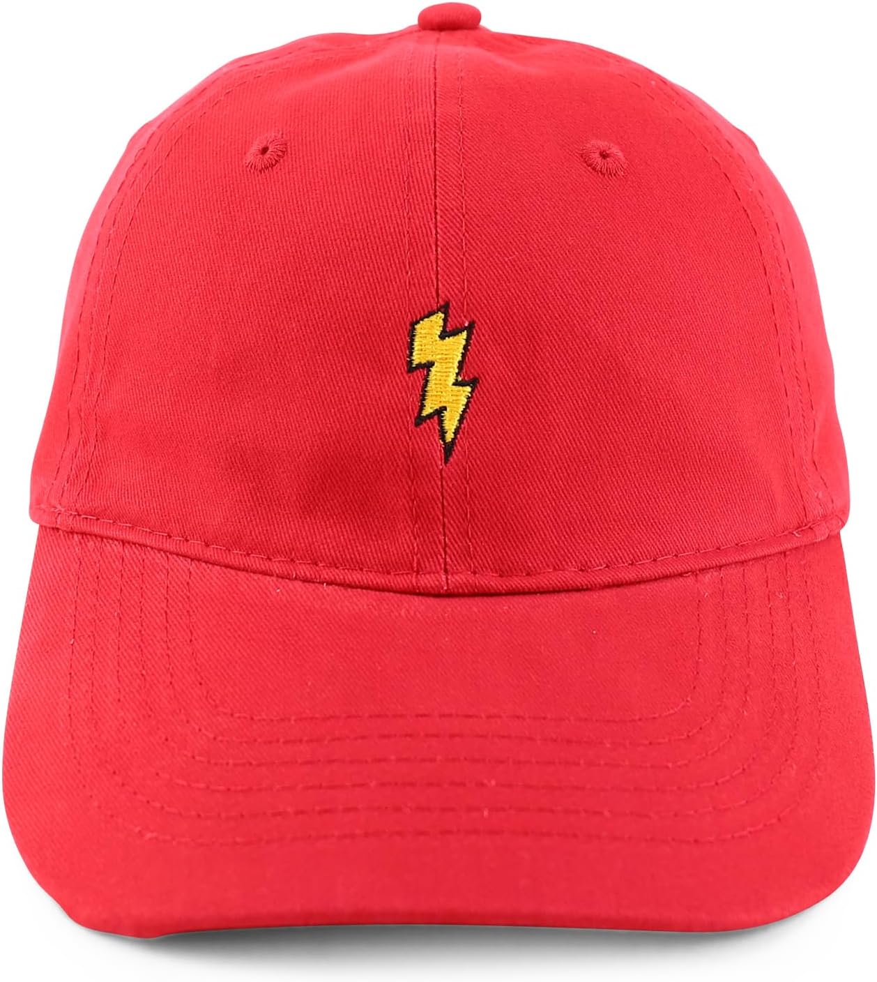 Armycrew Lightning Accent Embroidered Baseball Cap Dad Hat - Image 2