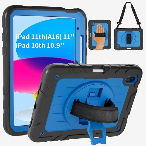 PZJI Case for iPad (A16) 11th/10th Generation 11''/10.9'' 2025/2022, Sturdy Heav