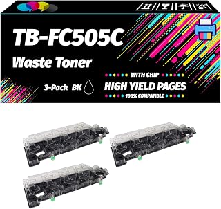 Compatible with Toshiba TB-FC505C Waste Toner Bottle Work for Toshiba e-Studio 2505AC 2515AC 2555C 3005A 3015AC 3055C 3505AC 3508A 3515AC Printers (3 Pack Black)