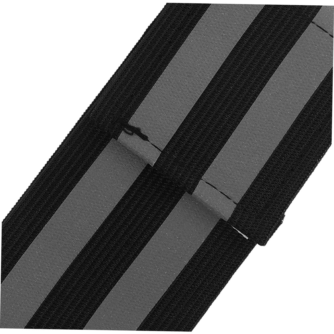 Yardwe Reflective Tape Reflektorbänder Gummibund Ausrüstung Party-armbänder Reflexstreifen Für Bekleidung Reflektierender Gürtel Für Nachtspaziergänge Gummiband Black