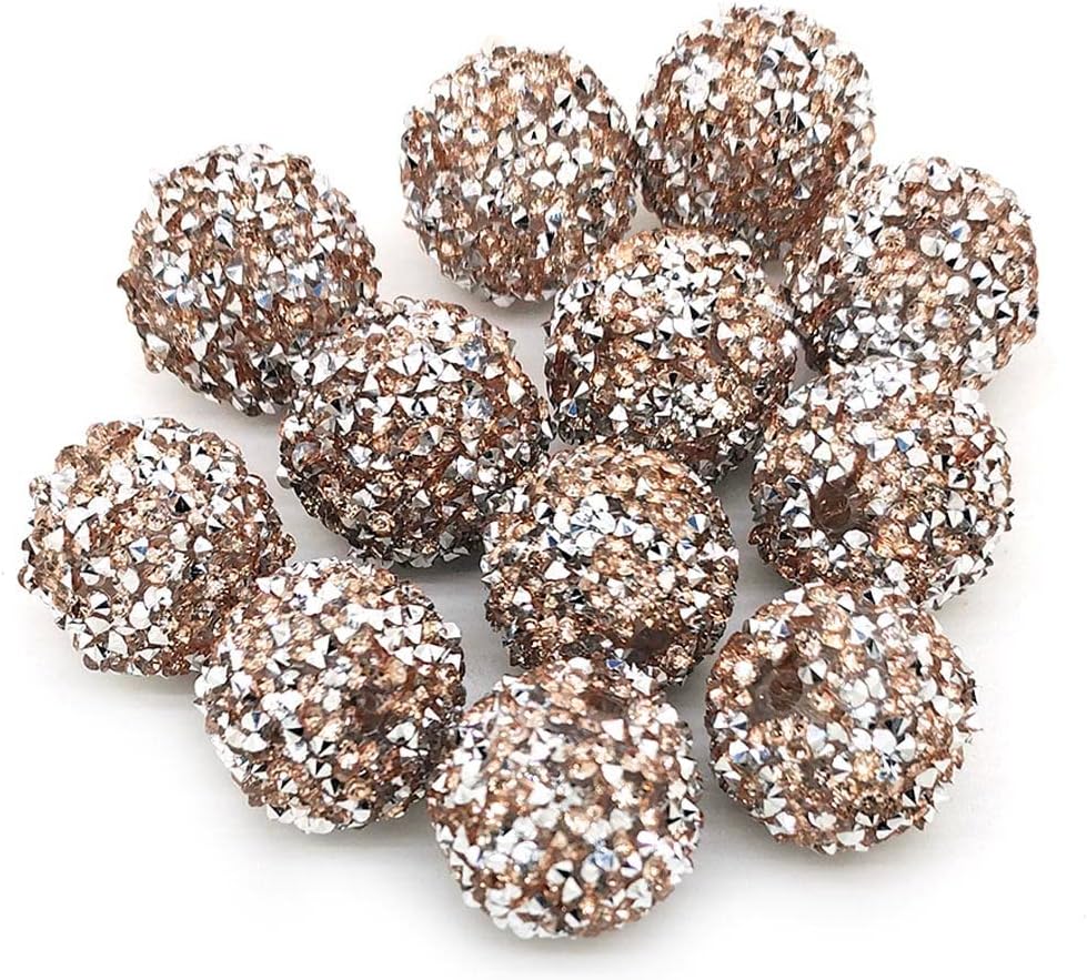 100pcs Acrylic Beads, 20mm Mix Colors Chunk Beads, Large Size Round Spacer Beads for Jewelry Bracelet Necklace Pen Bag Chain Making Crafts Supplies Headwear Accessories. (07)