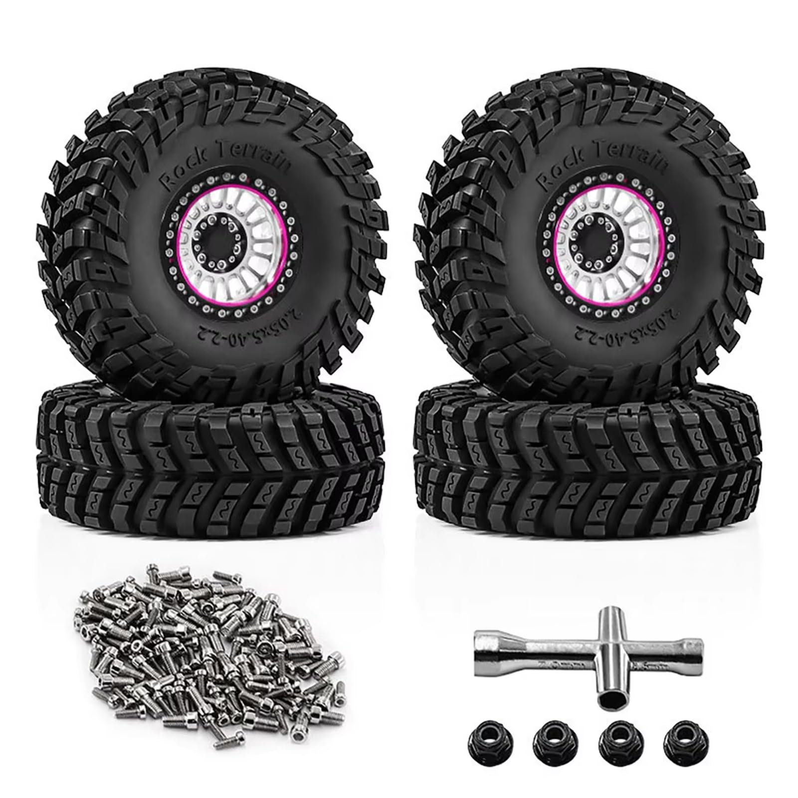 Cerchioni Lega Pneumatico Per Traxxas Per TRX4 Per TRX6 1/10