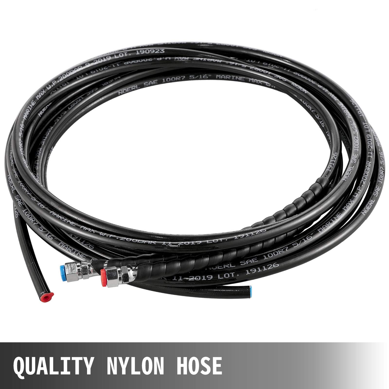 VEVOR Hydraulic Boat Steering Kit, 300HP Hydraulic Steering Kit Helm