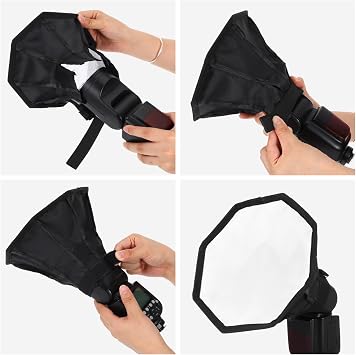 Pack of 2 Flash Diffuser 2 in 1 Flash Reflector Flash Diffuser Light