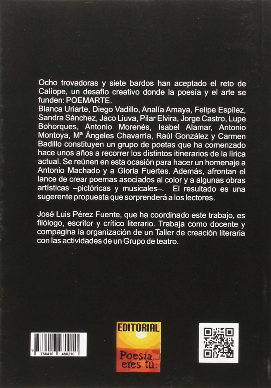 Poemarte. El reto de Calíope: Antología poética (Poesia eres tu)