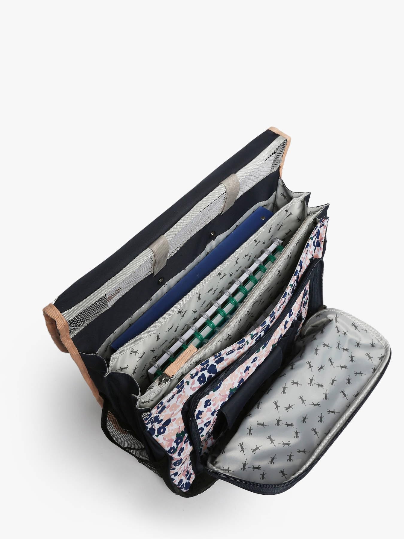 Cameleon Cartable scolaire enfant Bleu 41 cm Ligne Actual Intérieur 3 compartiments. Idéal pour l'école primaire : le CM1 et CM2. Existe en 4 coloris. Pour fille et garçon.
