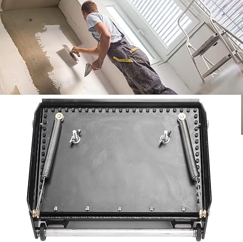 Miniatura 5 de Hitoxi - Caja de acabado plano para paneles de yeso, barro compuesto de masilla en polvo, herramienta profesional de enlucido de pared, raspador,