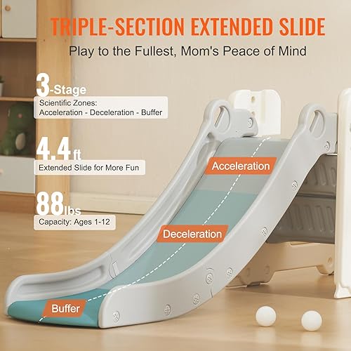 Miniatura 4 de Tobogán para niños pequeños de 1 a 12 años con escaleras escalables y casa de juegos de autobús, juego de tobogán para interiores y exteriores para