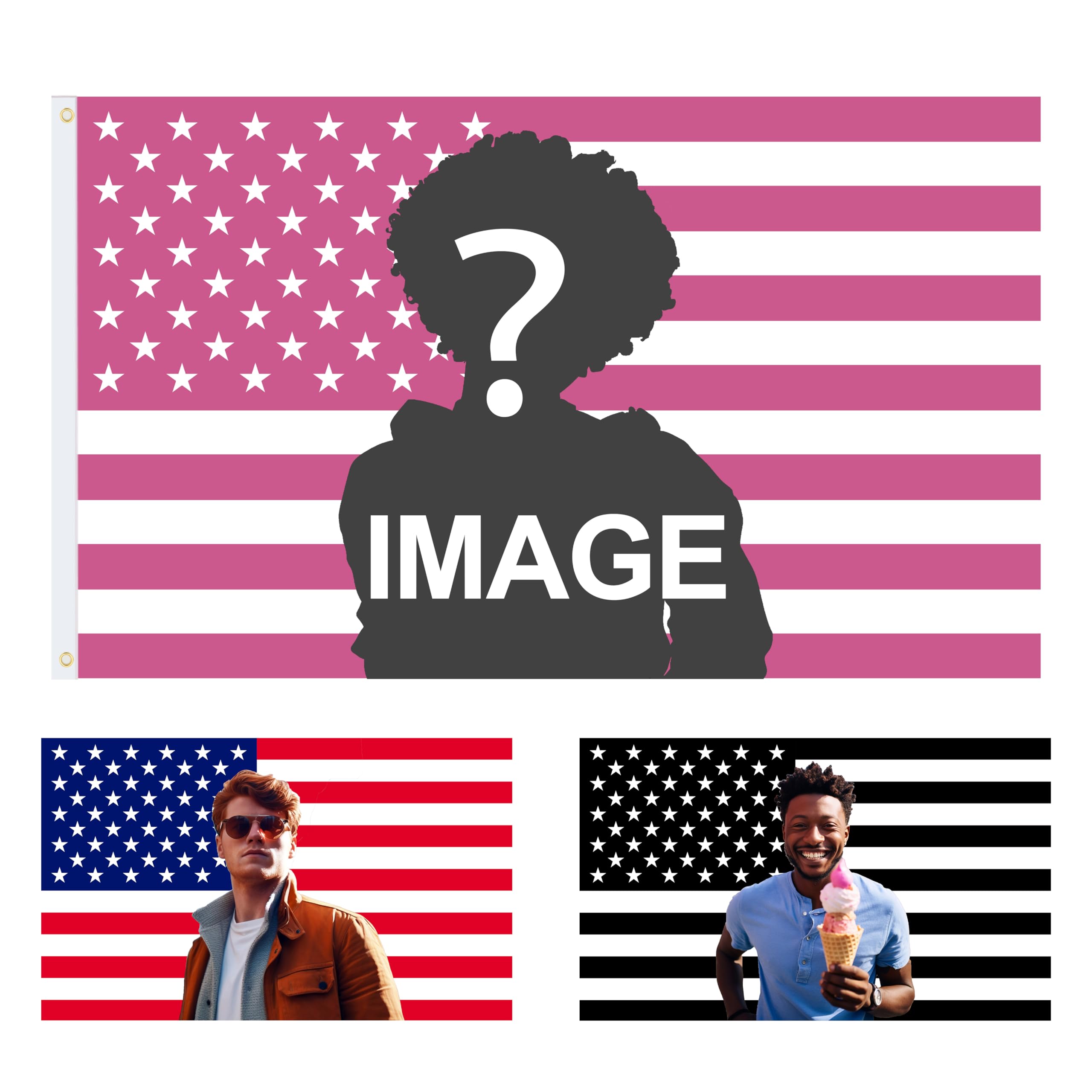 DOHXQM Custom Yard Flags Design Your Own Logo Picture 2X3 Ft Add Your Text Double print Personalized Flag For Dorm Create Your Own Decorative Banner For Birthday Business Personalized Gifts