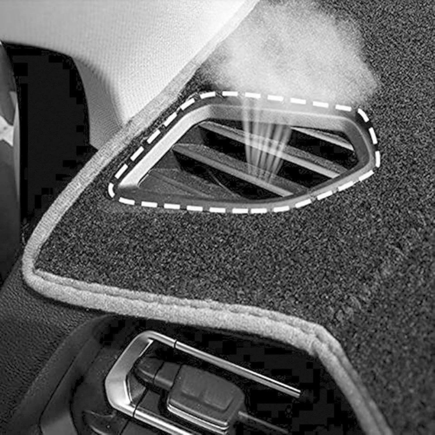 Dashboard Cover Mat for MERC&edes B&ENZ CLA-Class CLA250 2013-2019 Car Dashboard Cover Dash Cover Mat Non-Slip Dash Mat Protector Carpet