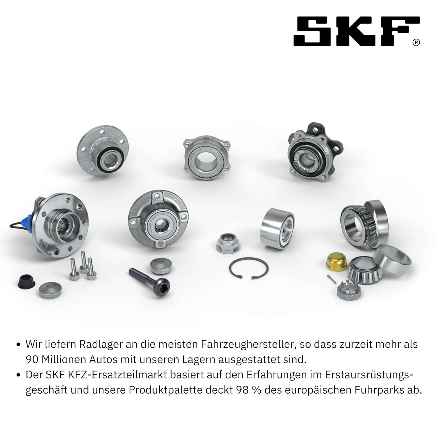 SKF Wheel Bearing Kit Rear | VKBA 3639 | for SANDERO CLIO Megane II BM CM EM KM LM Modus SANDEROSTEPWAY TWINGO Wind