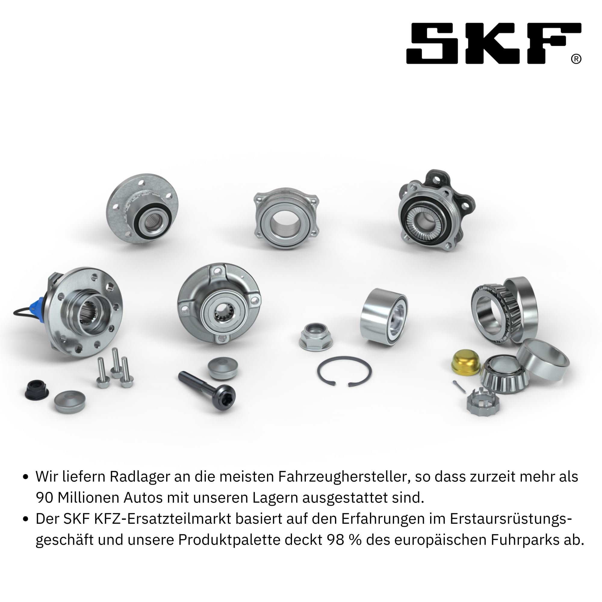 Image secondaire de Kit de Roulement de Roue Avant SKF VKBA 3786 pour AVEO, SPARK, KALOS, LANOS