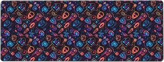 Cyberpunk Neon (6) Print Large Gaming Mouse Pad, Extended Desk Mat,Mouse Pad for Gaming, Office and Home