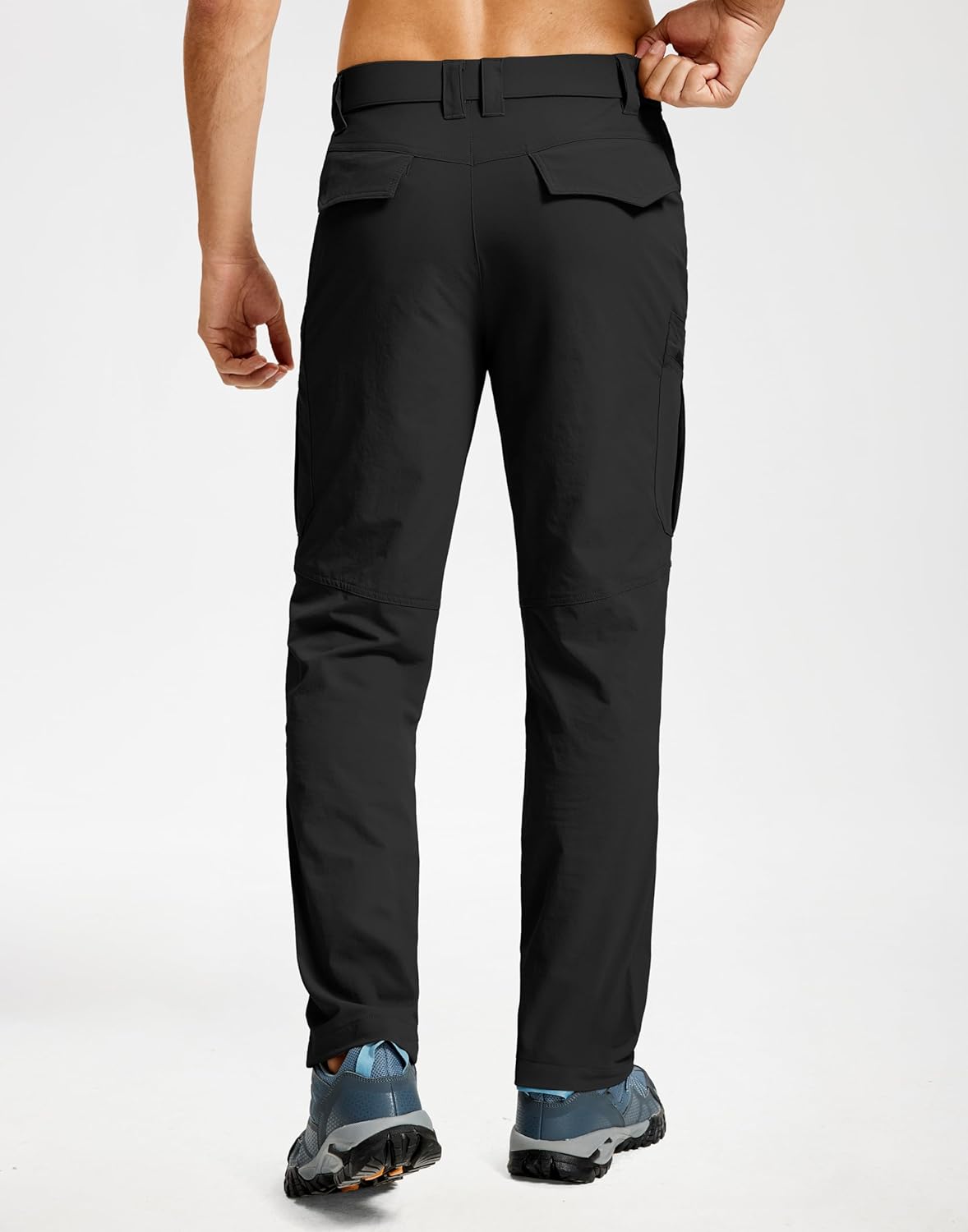 Men's Hiking Pants Lightweight Stretch Cargo Work Pants for Men Waterproof 6 Pockets Travel Fishing Pants