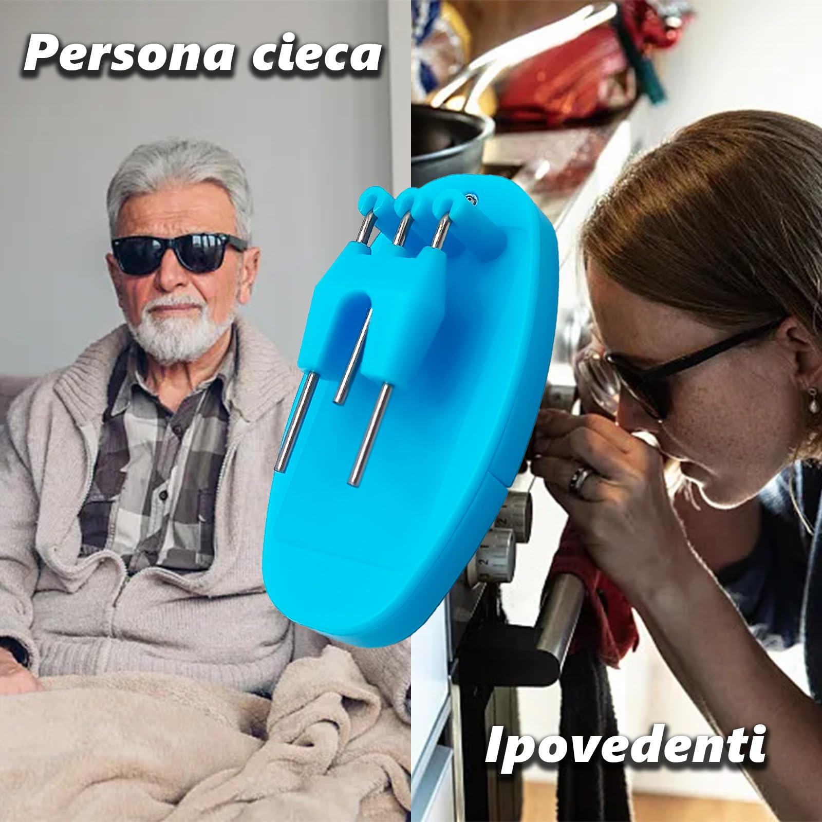 Indicatore di livello del liquido con allarme acustico forte per segnalare la tazza piena per non vedenti o ipovedenti, tazza e tazza con rilevatore di livello per bevande calde o fredde