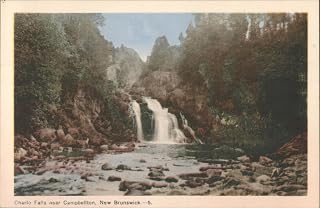 Charlo Falls near Campbellton, New Brunswick Campbellton NB Canada Original Postcard