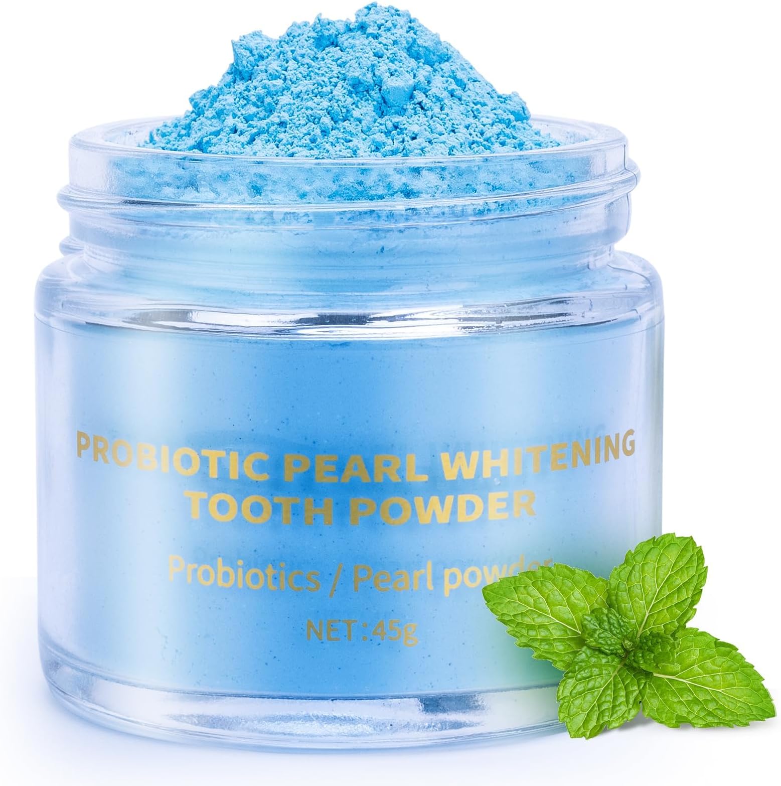 BodyAccel Teeth Whitening Powder, Probiotic Pearl Whitening Tooth Powder for Tea Coffee Stain Remover Fresh Breath, 360° Clean Teeth