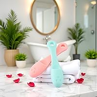 Vista 3 de Limpiador facial de silicona, removedor de puntos negros, cepillo limpiador de poros de nariz, herramienta de escruber para dedos, limpiador facial