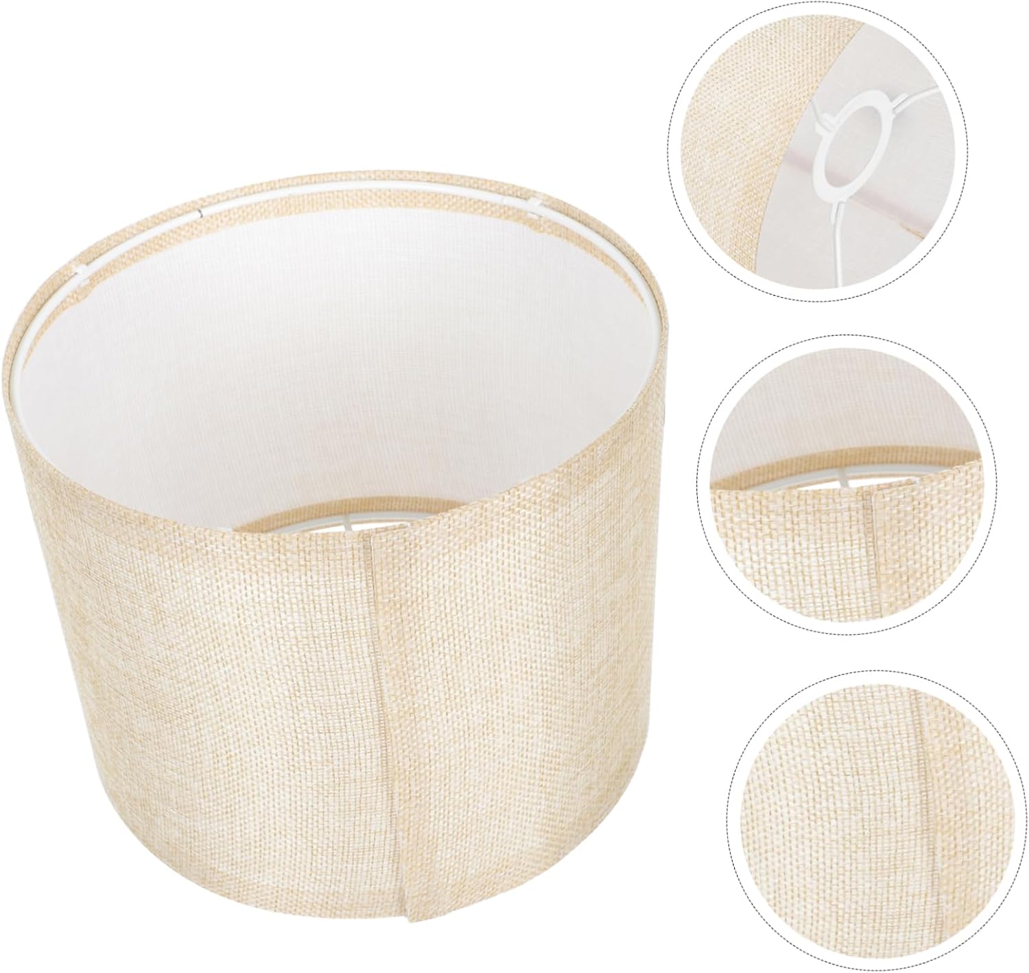 1pc Cloth Lampshade for Home Decor Multifunctional Light Shade for Floor and Table Lamps Stylish Beige Design Suitable for Various Lighting Fixtures Housewarming Present