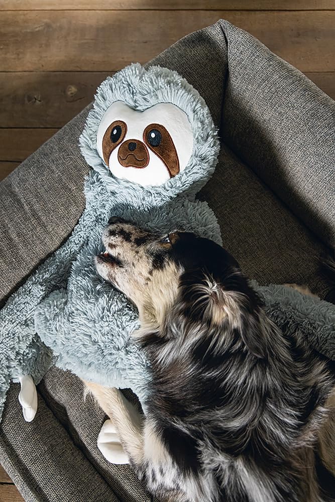 Karlie BZ Plush Sloth Mees XL Dog Toy Grey, 80 x 30 x 16 cm