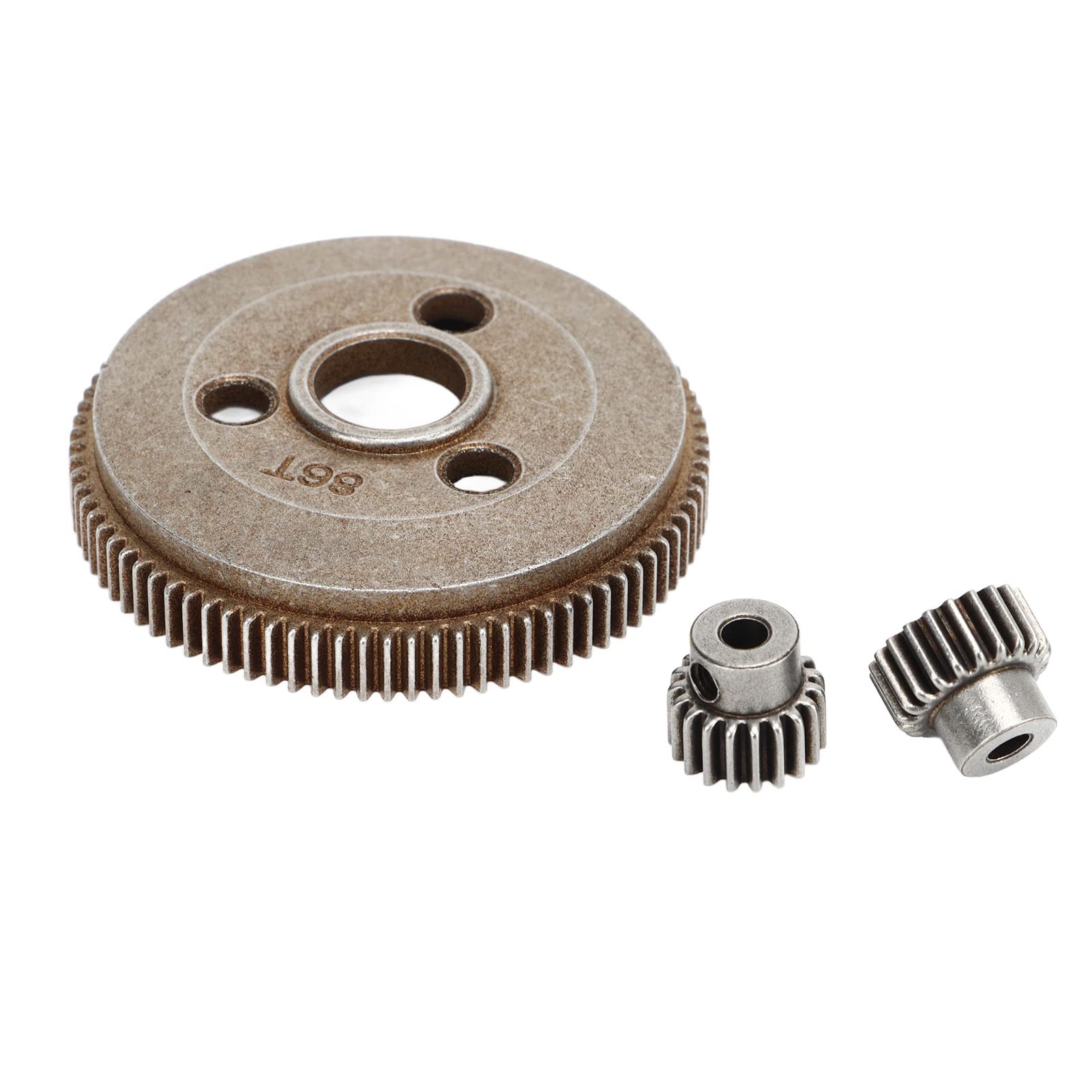 Zerodis Steel 86T 19T 21T RC Gear Kit for TRAXXAS Slash 2WD, Improve Power for RC Car Enthusiasts