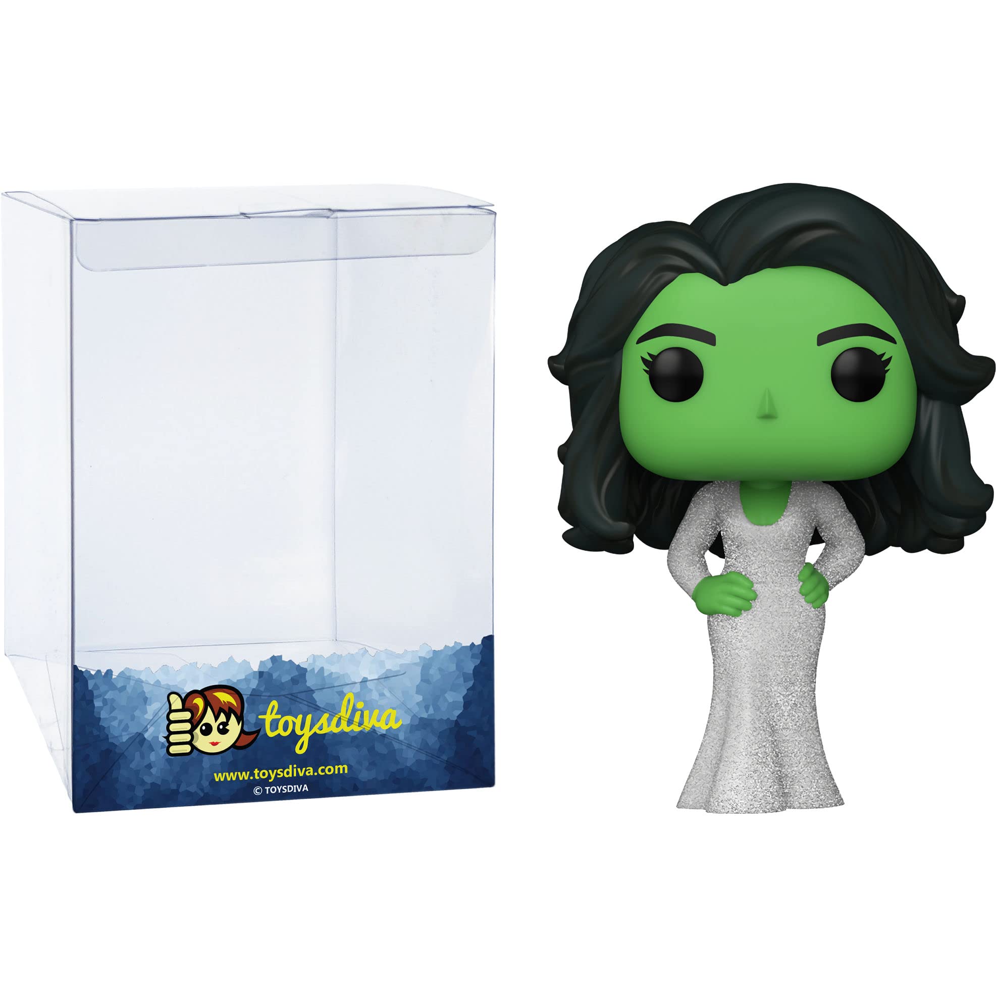She-H u l k : P o p ! - Figura de vinilo con 1 protector gr fico compatible con ToysDiva (1127 - 64197 - B)