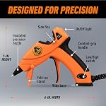 Gorilla Mini Hot Glue Gun Kit (Pack of 1 Mini Hot Glue Gun and 30 Sticks) - Dual Temp, Precision Nozzle, and Easy Squeeze Trigger