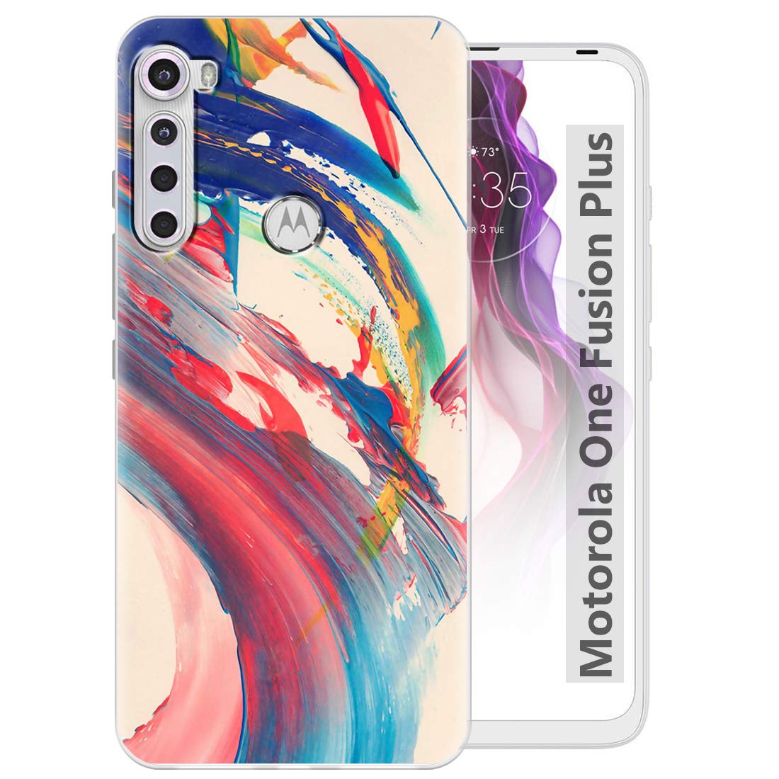 Fashionury Back Cover for Motorola One Fusion Plus (Silicone_Multi-Coloured) (B08DNQDRVC) Amazon Price History, Amazon Price Tracker
