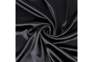 BENECREAT 59x39Inch Satin Photography Backdrop Silk, Black Smooth Fabric Backdrop