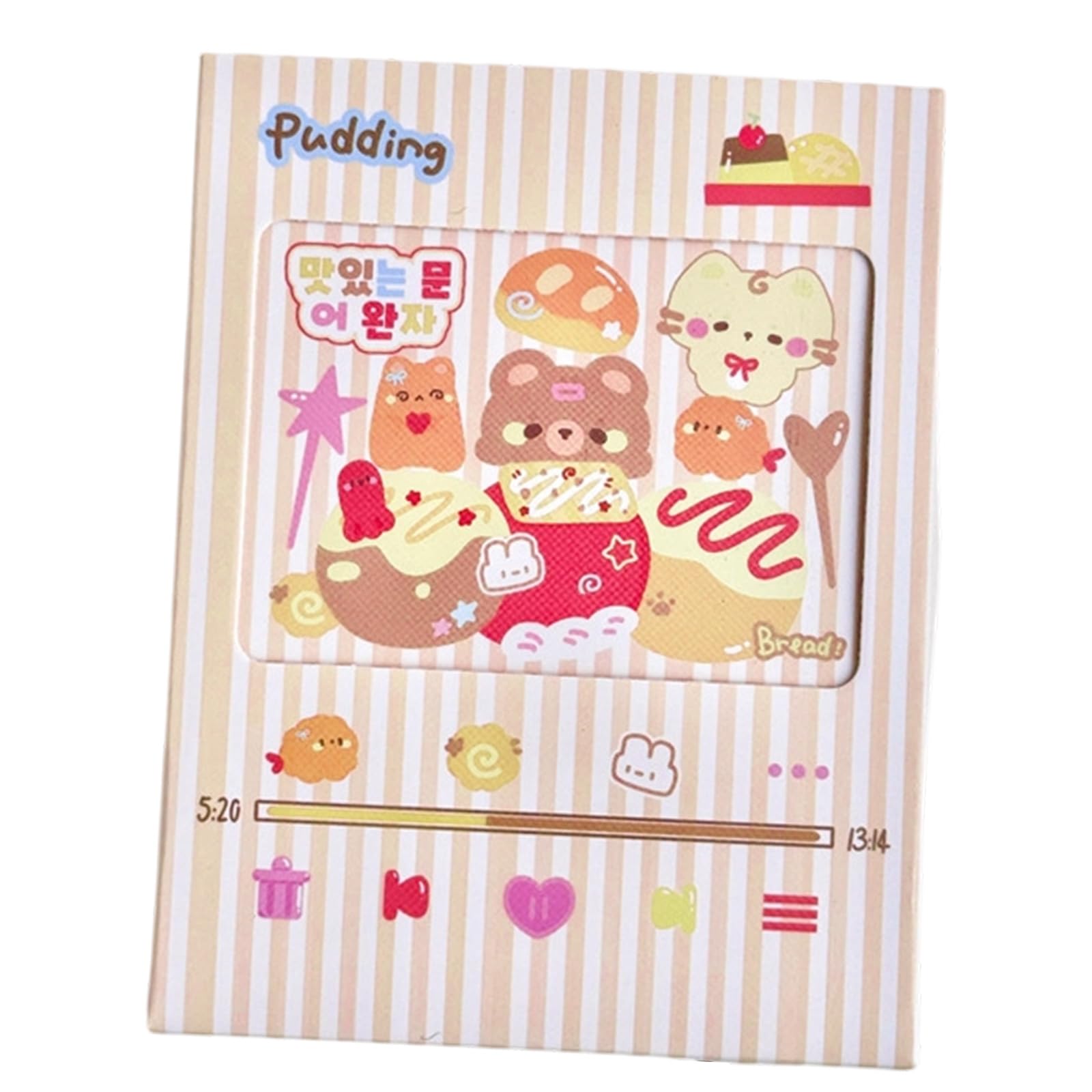 Tsophreniq Greeting Card with Lovely Animals and Cake Scene Invitation Card for Celebration Friend Appearing Animal Birthday Cards