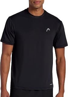 HEAD Men's Score Hypertek T-Shirt, Standard Fit, Lightweight and Breathable, Hypertek Moisture-Wicking Technology