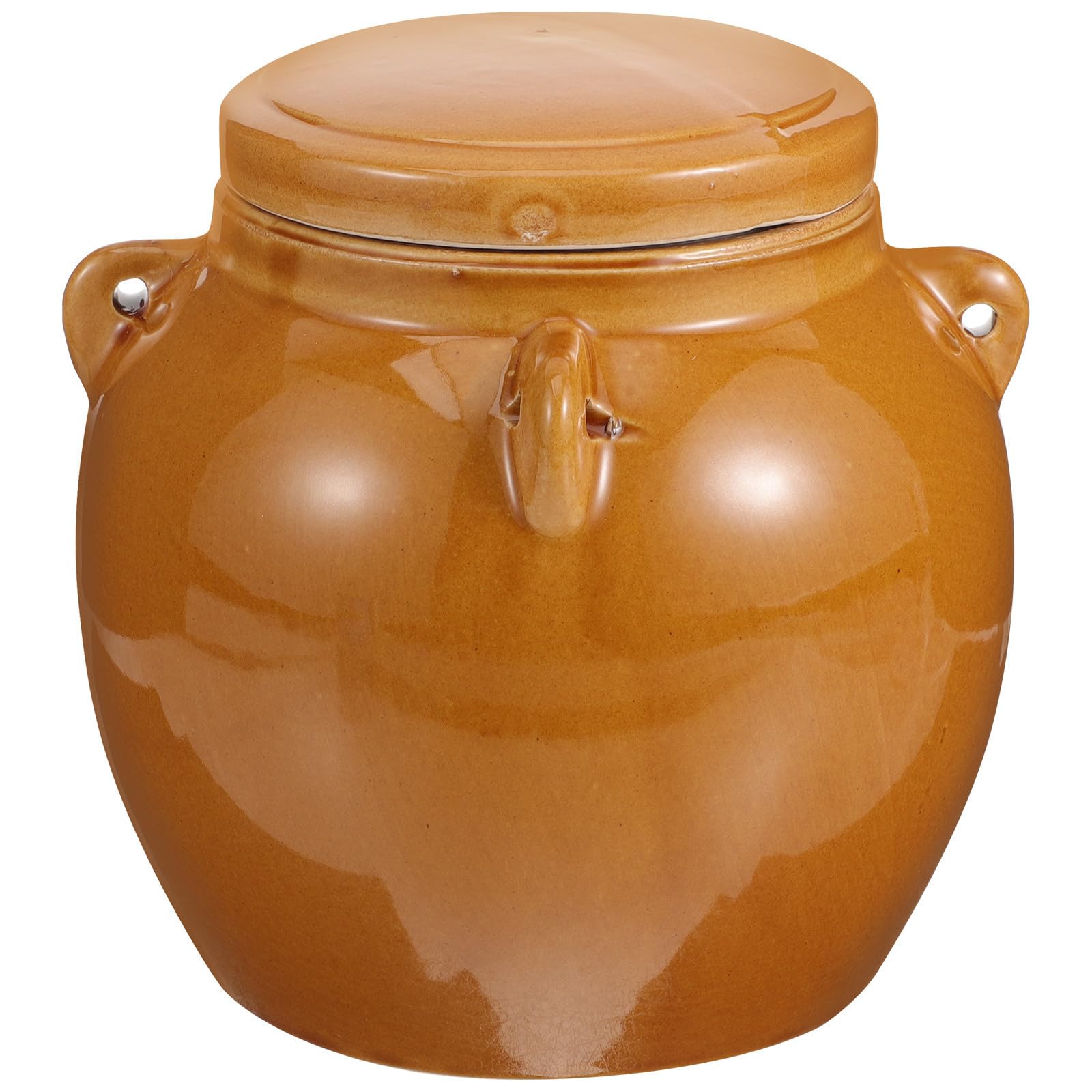 Tarro de cerámica de 1kg iplusmile con textura fina vintage y cierre premium hermético